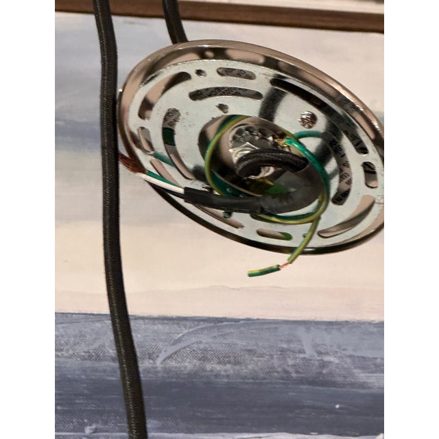 Industrial Restoration Hardware 20th C. Factory Filament Smoke Glass Barn Pendant For Sale - Image 3 of 14