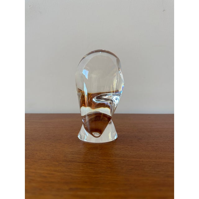Steuben Steuben Glass Owl Designed by Donald Pollard For Sale - Image 4 of 10