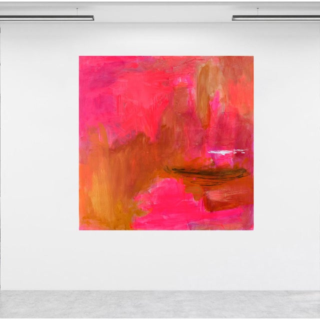 “Sonoran Sunset” is an original abstract painting created in oil and acrylic on linen. My work explores gesture,...