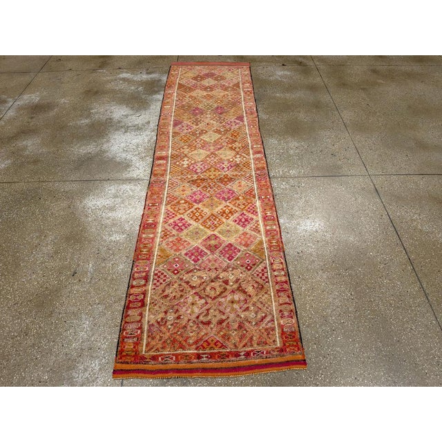 Galerie Shabab Collection Mid-20th Century Turkish Anatolian Runner For Sale - Image 4 of 10