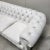 Poltrona Woman 4 Seater Chester Sofa Chesterfield Italy Leather White Single Piece- For Sale - Image 4 of 8