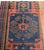 Mid-Century Hand Knotted Wool Rug - Navy Madder Tribal Geometric For Sale - Image 10 of 11
