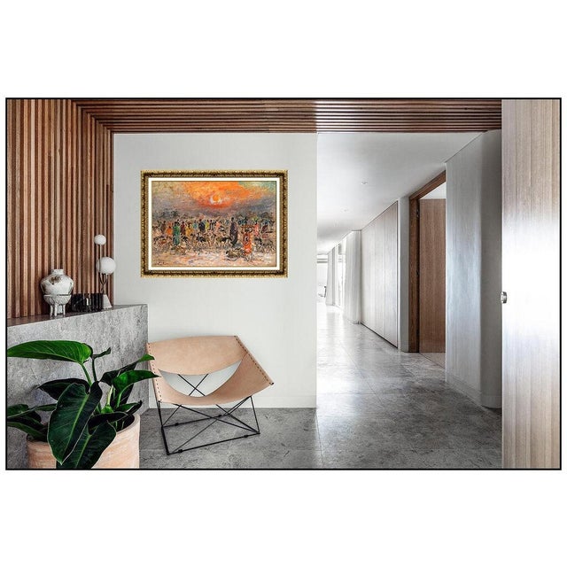 Message us to inquire about custom framing options! (Included for free with every purchase) The artwork here, "L'apres...