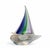 Murano Glass Sailing Boat, 1980s For Sale - Image 3 of 18