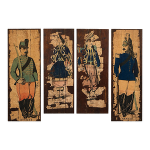 The Silent Guard: A Collection of 19th-Century French Military Panels