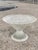 Vintage Russell Woodard Mid Century Modern Spun Fiberglass Patio Dining Set - 5 Pc Set. Set includes a round pedestal base...