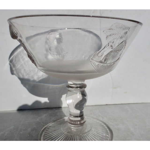 Transparent "Opera" Pattern Produced by Adams & Company in the 1870s. For Sale - Image 8 of 13