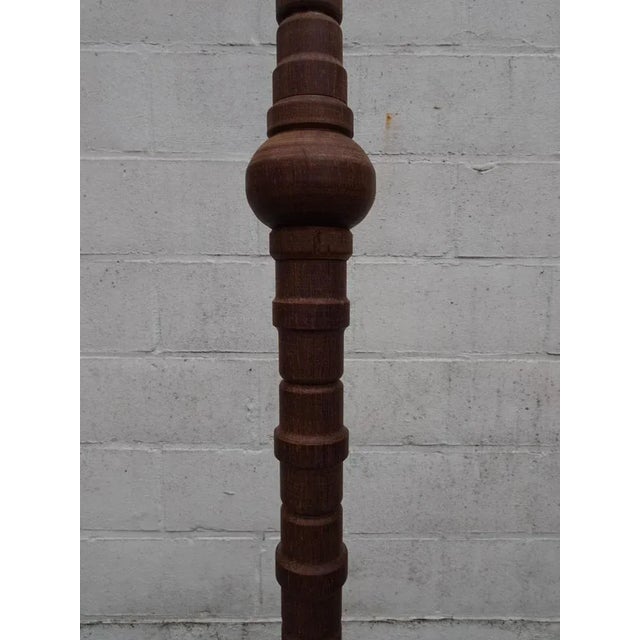 Mid-Century Minimalist Wenge Wood Coatstand For Sale - Image 6 of 11