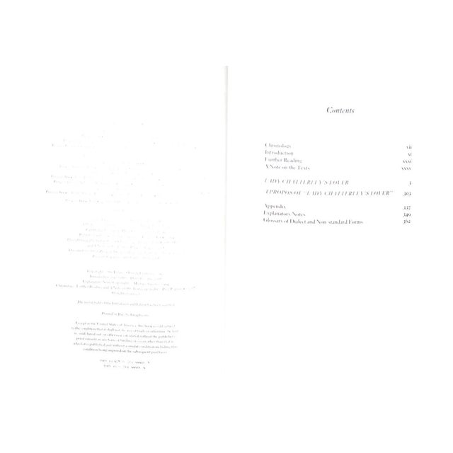 Traditional Lady Chatterley's Lover Book For Sale - Image 3 of 5