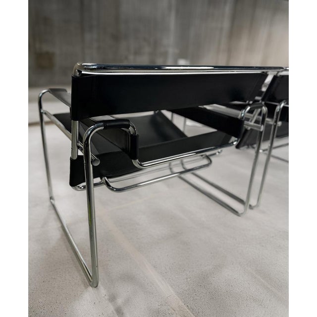 Marcel Breuer Vintage Wassily Chair from Marcel Breuer, 1970s For Sale - Image 4 of 10