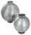 Aluminum Vessels by Lorenzo Burchchiellaro for Incussa, 1960s, Set of 2 For Sale