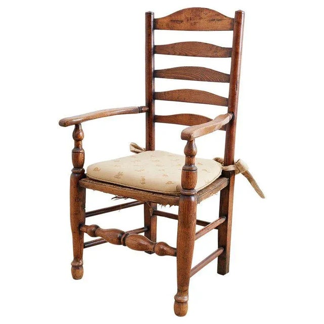 19th Century English Ladder Back Chair For Sale - Image 13 of 13