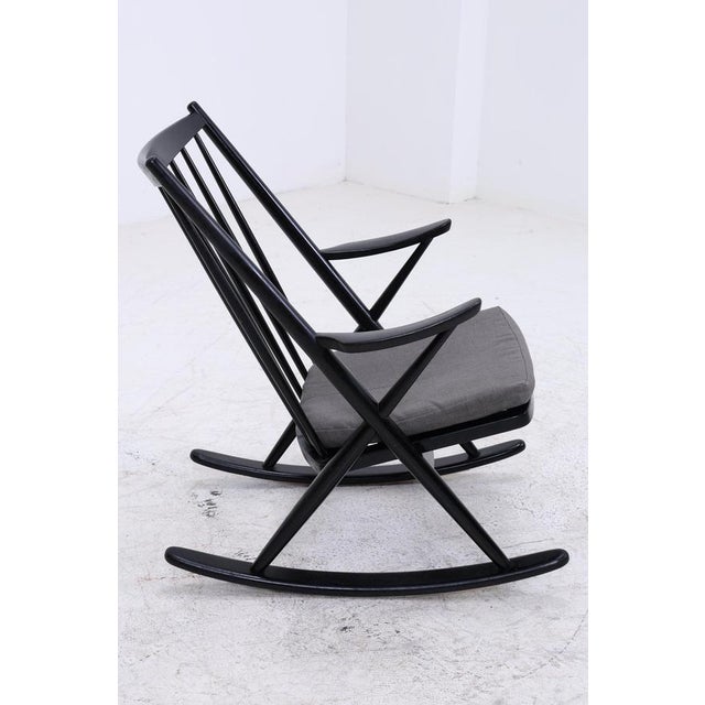 Mid-Century Danish Rocking Chair Model 182 by Frank Reenskaug for Bramin For Sale - Image 14 of 17