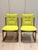 Chartreuse Mid-Century Modern Danish Teak Dining Chairs Attributed to Vamdrup Stolefabrik, 1960s, Maharam Meld Chartreuse — Set of 4 For Sale - Image 8 of 8