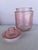 Vintage Pink Hobnail Glass Jar For Sale In West Palm - Image 6 of 7