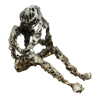 Vintage Wire Figural Form For Sale