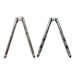 Two Vintage HMQ Nutcrackers Crab Lobster Crackers Attributed to Tiffany & Co. For Sale