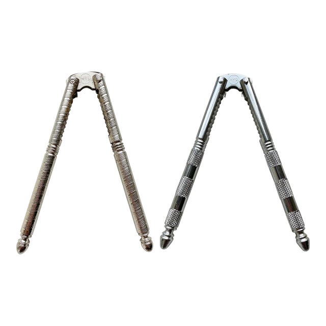 Two Vintage HMQ Nutcrackers Crab Lobster Crackers Attributed to Tiffany & Co. For Sale