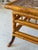 Contemporary Vintage Brighton Pavilion Style Bamboo Coffee Table With Glass Top For Sale - Image 3 of 12