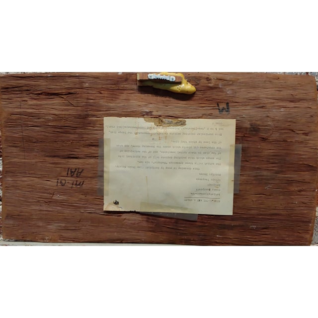 Wood Djakandarra -Barracuda Fish -1960s Australian Aboriginal Painting For Sale - Image 7 of 9