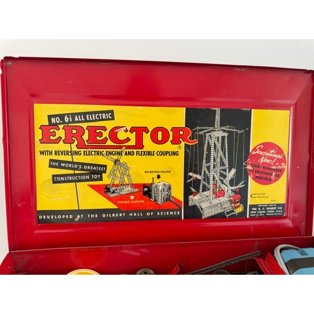 1950s Mid-Century Toy Erector Set For Sale - Image 5 of 13