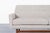 Mid-Century Modern Sculptural Walnut Sofa, 1960s For Sale - Image 4 of 14