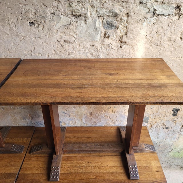 Vintage Bistro Tables, 1950s, Set of 5 For Sale - Image 4 of 12