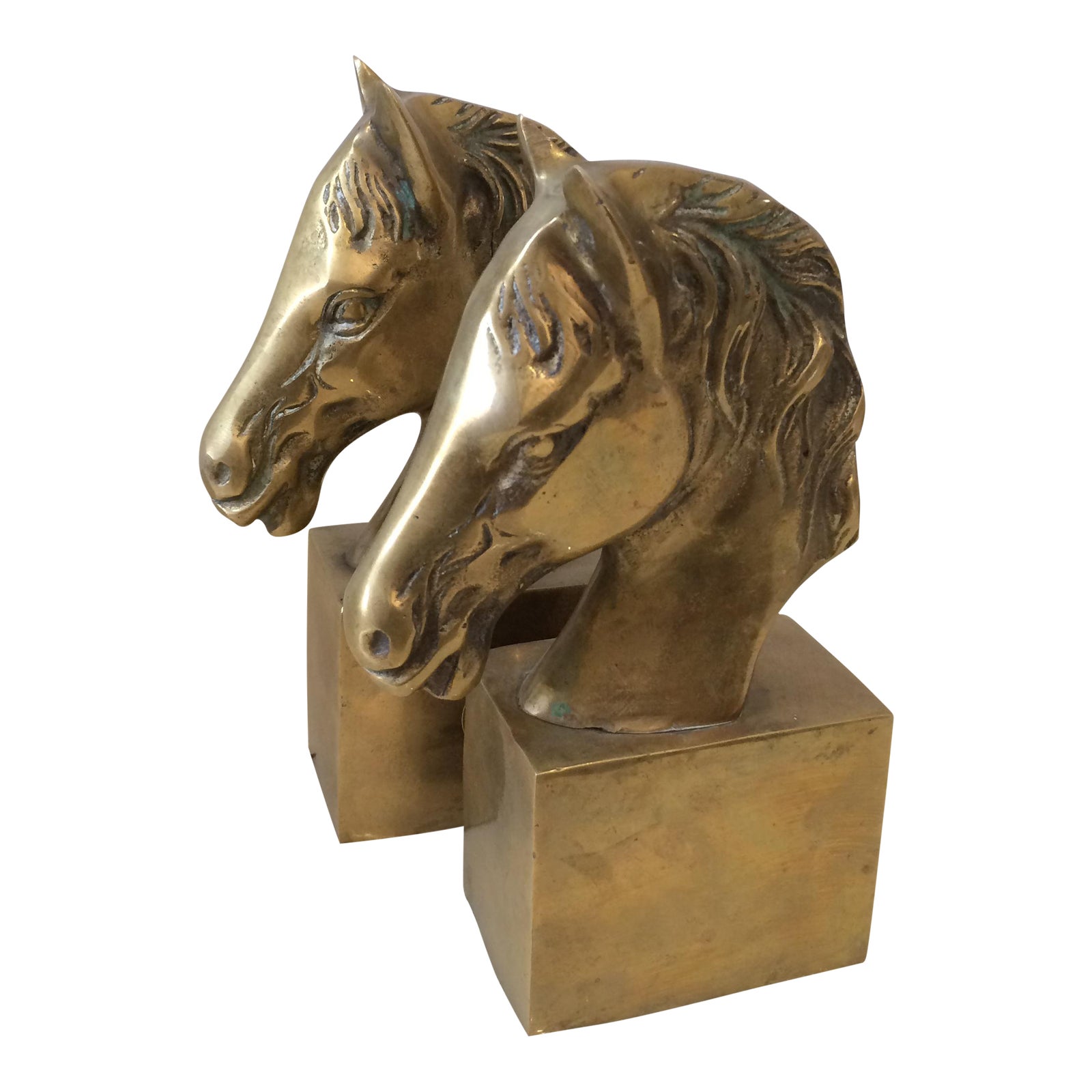 Brass Horse Head Bookends a Pair Chairish