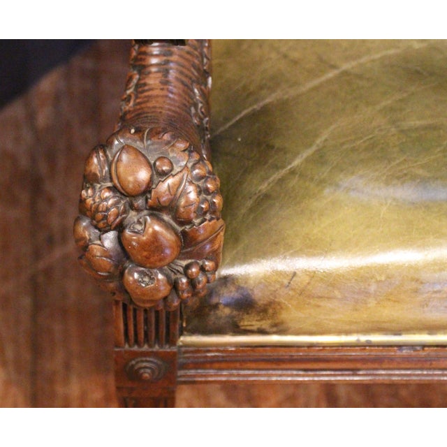 Wood Circa 1815 Scottish Regency Period Desk or Library Chair For Sale - Image 7 of 13