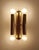 Vintage Space Age Brass Sconces, 1970s, Set of 2 For Sale - Image 17 of 18