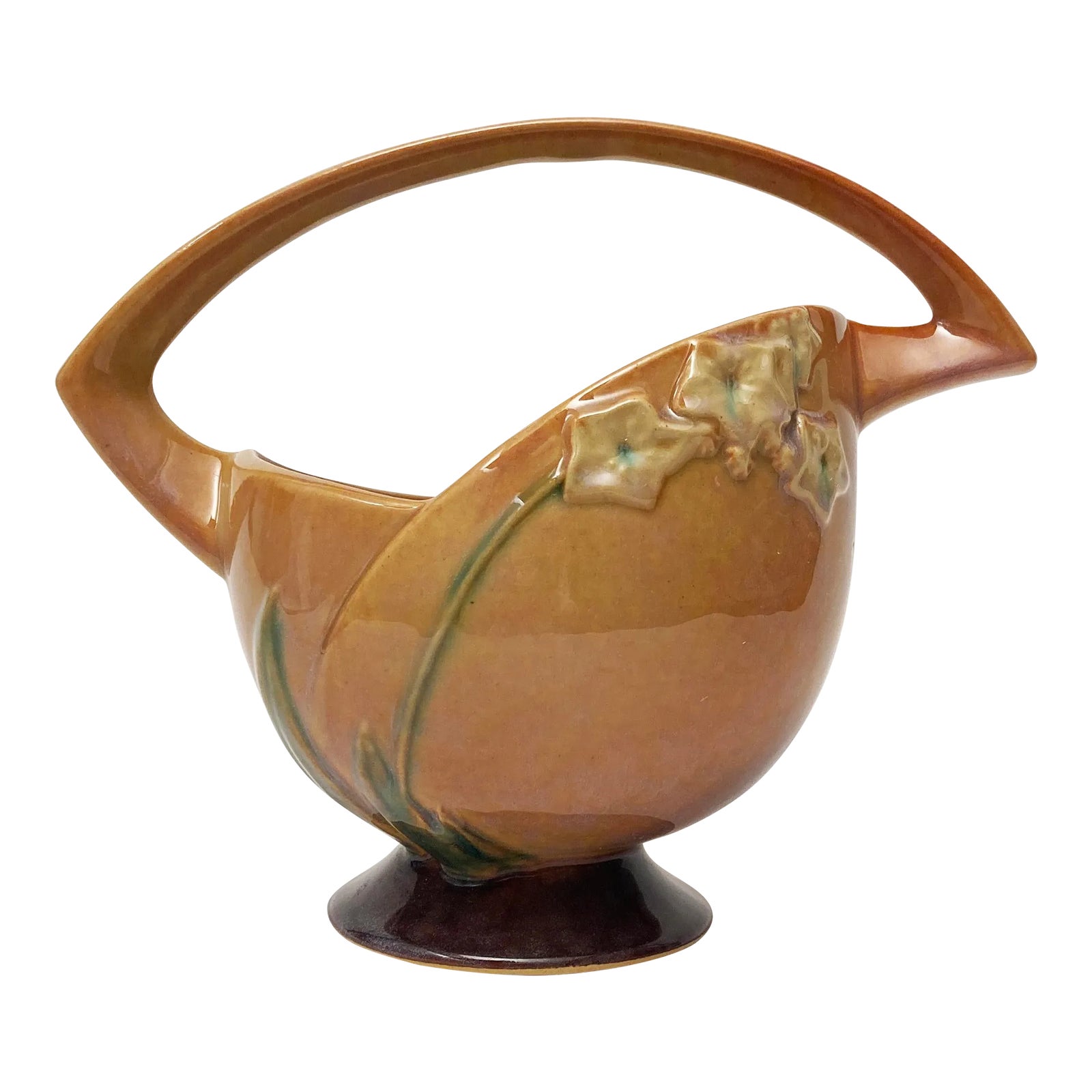 Vintage Roseville Pottery Wincraft Vase/Planter With Handle 2088