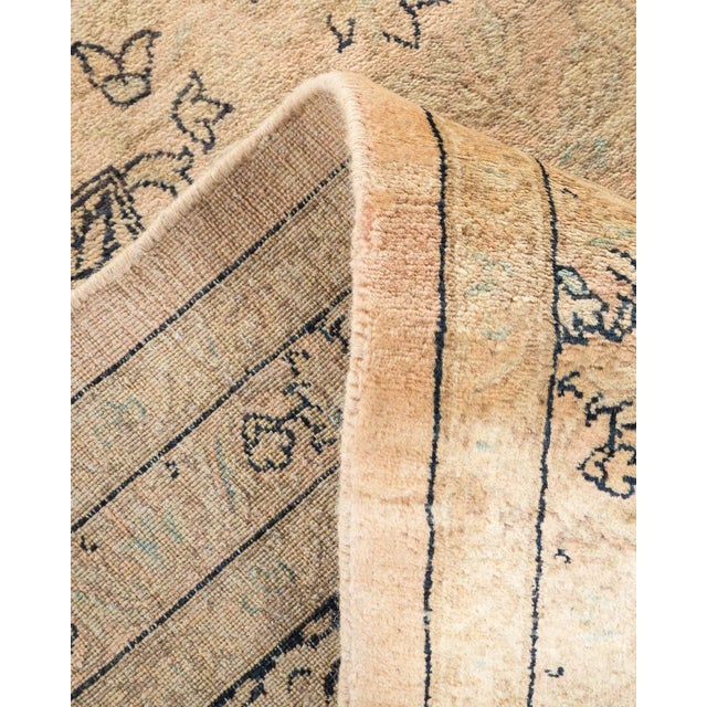 Mogul Collection Hand-Knotted Area Rug - Beige 8' 1" x 10' 1" For Sale In New York - Image 6 of 9