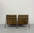 Metal Vintage MCM Chrome & Suede Lounge Chairs - Pair For Sale - Image 7 of 9