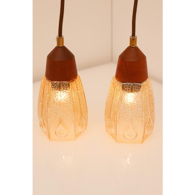 Pendant Lamps in Glass from Pukeberg, Sweden, 1960s, Set of 2 For Sale - Image 5 of 18