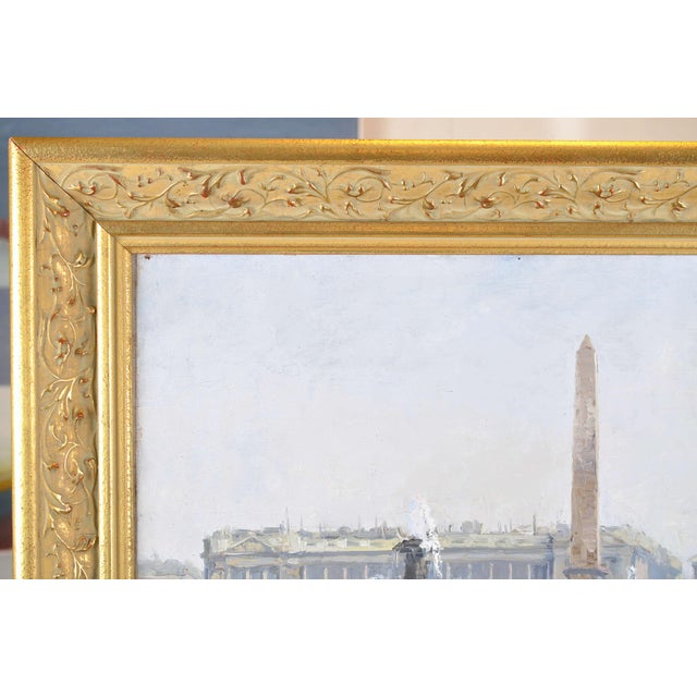 Palace De La Concorde, 1950, Oil on Canvas, Framed For Sale - Image 3 of 14