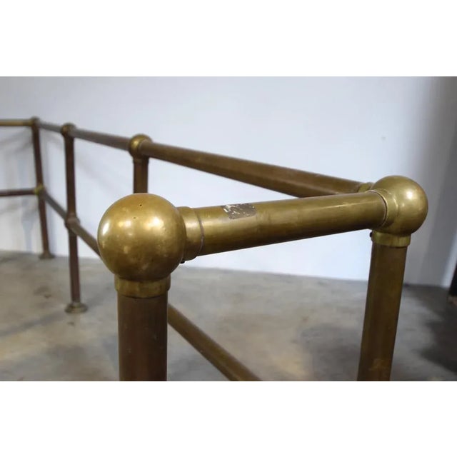1920s Vintage Brass Theater Guardrail, 1920s For Sale - Image 5 of 13