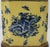Vintage Wong Lee 1895 Chinoiserie Rococco Yellow & Blue Porcelain Ormolu Bronze Decorative Container For Sale In Miami - Image 6 of 12