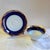 1980s Vintage Rosenthal Cobalt Blue & Gold Porcelain Tea / Dinner Set - 6 Place Settings, Teapot, Lidded Sugar Bowl For Sale - Image 5 of 9
