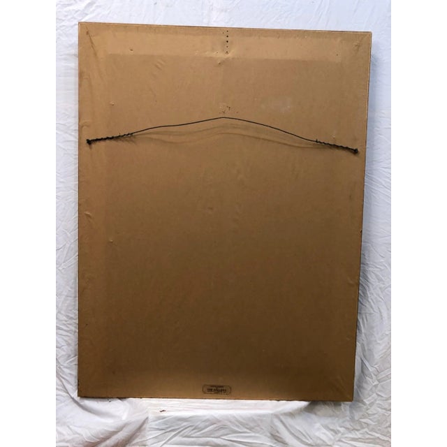 This European 18th-century original oil painting is a captivating example of period artistry, depicting a serene and...