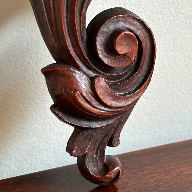 Mid-20th Century Carved Wood Rococo Wall Bracket For Sale - Image 11 of 16