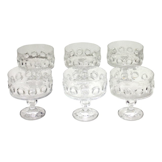 Vintage Glass Bowls by Riedel, 1960s, Set of 6 For Sale