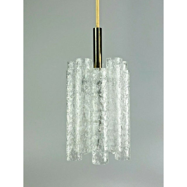 Mid-Century Space Age Glass Ceiling Lamp from Doria Leuchten For Sale - Image 9 of 9