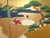 1800s Japanese Four Panel Screen Picture Genji Tokugawa W Letter of Authenticity For Sale - Image 11 of 15