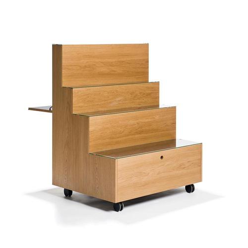 Wood Multifunctional Station Rampa Storage by Achille Castiglioni and Pier Giacomo Castiglioni for Hille For Sale - Image 7 of 18
