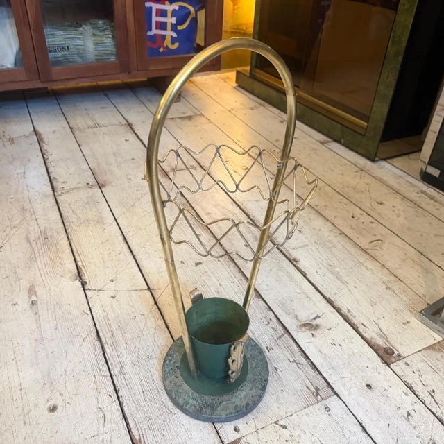 https://soundofvintageitaly.it/negozio/1950s-Mid-Century-Modern-Gio-Ponti-Style-Solid-Brass-Wall-Mirror-p836179180 For Sale - Image 12 of 13