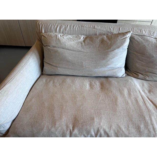 Modern Cisco Home Donato Sofa - Brand New + Extra Slipcover For Sale - Image 3 of 8