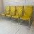 Mid 20th Century Yellow and Chrome Dining Chairs in the Style of Milo Baughman - Set of 4 For Sale - Image 11 of 11