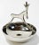Figurative Silver Plate Reindeer Candy Dish or Trinket Dish For Sale - Image 3 of 4