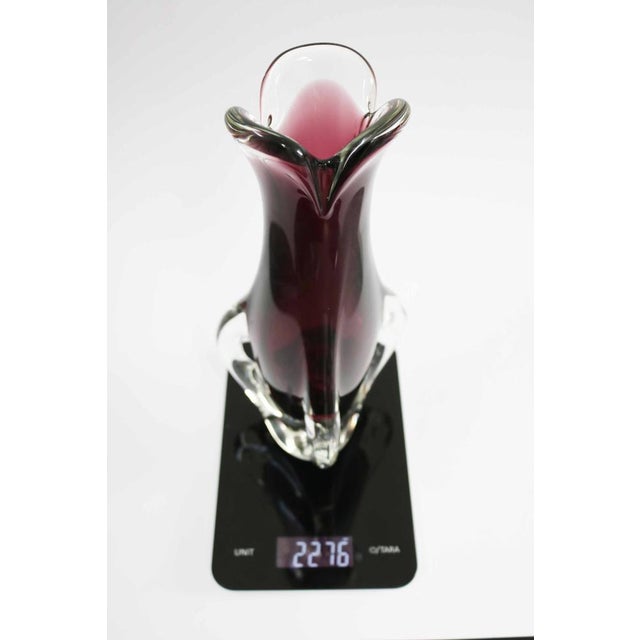 Large Vase in Mouth-Blown Crystal Glass by Joska, Germany, 1970 For Sale - Image 4 of 11