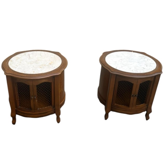 Very nice set of French Country antique cabinets in good condition with normal signs of wear for age. Some chipping of...